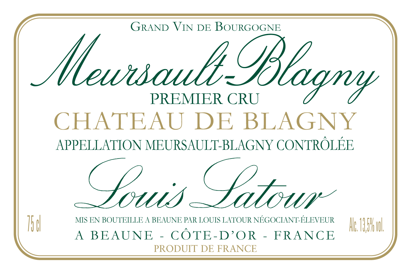 Meursault-Blagny Premier Cru Château de Blagny